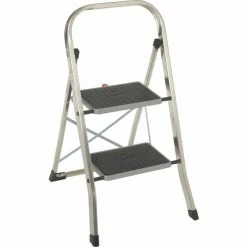 Hailo K30 2 Step Aluminum Folding Step Ladder - 4392-801