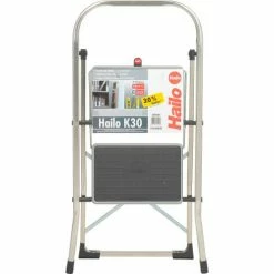 Hailo K30 2 Step Aluminum Folding Step Ladder - 4392-801 -Ladders Sales Store B1022397 02