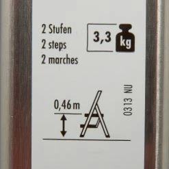 Hailo K30 2 Step Aluminum Folding Step Ladder - 4392-801 -Ladders Sales Store B1022397 11