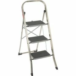 Hailo K30 3 Step Aluminum Folding Step Ladder - 4393-801