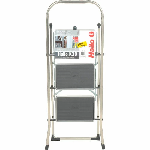 Hailo K30 3 Step Aluminum Folding Step Ladder - 4393-801 5 Hailo K30 3 Step Aluminum Folding Step Ladder - 4393-801 - Image 3