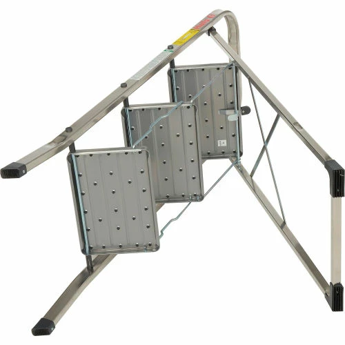 Hailo K30 3 Step Aluminum Folding Step Ladder - 4393-801 8 Hailo K30 3 Step Aluminum Folding Step Ladder - 4393-801 - Image 6