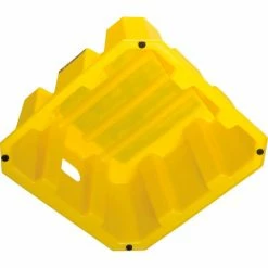 Diversified Plastics 1 Step Nestable Plastic Step Stand - Yellow 25"W x 25"D x 10-1/2"H - NST-1-14 -Ladders Sales Store B1817886 08