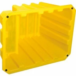 Diversified Plastics 2 Step Nestable Plastic Step Stand - Yellow 25-3/4"W x 32-3/4"D x 20-1/2"H - NST-2-14 -Ladders Sales Store B1817888 09