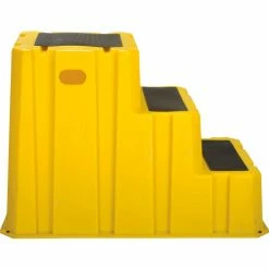 Diversified Plastics 3 Step Nestable Plastic Step Stand - Yellow 25-3/4"W x 42"D x 29"H - NST-3-14 22 Diversified Plastics 3 Step Nestable Plastic Step Stand - Yellow 25-3/4"W x 42"D x 29"H - NST-3-14 -Ladders Sales Store B1874067 03