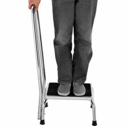 Global Industrial™ Medical Step Stool With Handrail, Non-Skid Rubber Footstool Platform -Ladders Sales Store B2181733 03