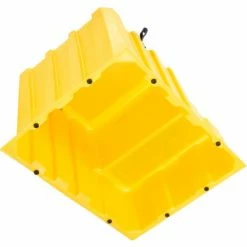 US Roto Molding 2 Step Nestable Plastic Step Stand - Yellow 26"W x 33"D x 20"H - NST-2 YEL -Ladders Sales Store B2185971 05