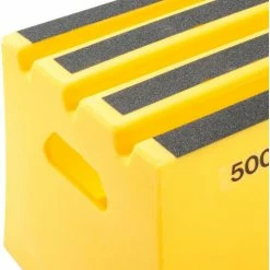 US Roto Molding 1 Step Plastic Step Stand - Yellow 19-1/2"W x 14"D x 12"H - ST-1 YEL -Ladders Sales Store B2185979 02