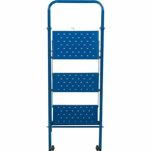 Ballymore 3 Step Thin Line Folding Step Ladder, 300 lb. Capacity, Blue - TL318 6 Ballymore 3 Step Thin Line Folding Step Ladder, 300 lb. Capacity, Blue - TL318 - Image 4