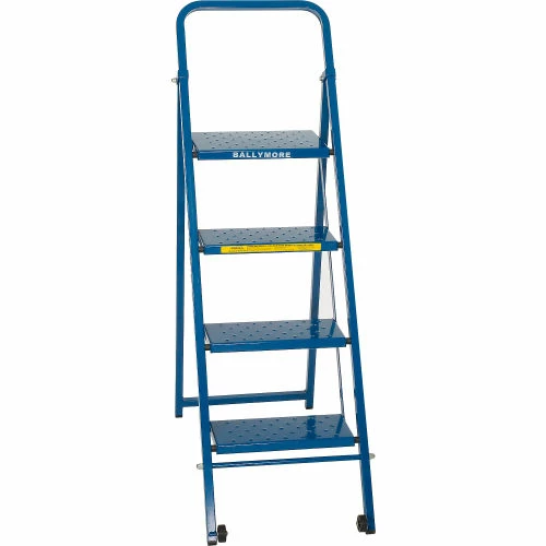 Ballymore 4 Step Thin Line Folding Step Ladder, 300 lb. Capacity, Blue - TL418 8 Ballymore 4 Step Thin Line Folding Step Ladder, 300 lb. Capacity, Blue - TL418 - Image 6