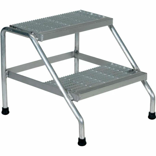 Vestil Aluminum Step Stand - 2 Step - Welded - SSA-2 4 Vestil Aluminum Step Stand - 2 Step - Welded - SSA-2 - Image 2