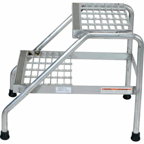 Vestil Aluminum Step Stand - 2 Step - Welded - SSA-2 7 Vestil Aluminum Step Stand - 2 Step - Welded - SSA-2 - Image 5
