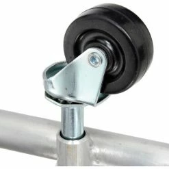 Tri-Arc 1 Step Mobile Aluminum Step Stand w/ Grip Strut Top Step & 16"W Platform - WLAR001165 -Ladders Sales Store B593655 06