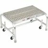 Tri-Arc 1 Step Mobile Aluminum Step Stand w/ Grip Strut Top Step & 24"W Platform - WLAR001245