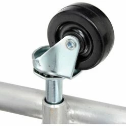 Tri-Arc 1 Step Mobile Aluminum Step Stand w/ Grip Strut Top Step & 24"W Platform - WLAR001245 -Ladders Sales Store B593657 06