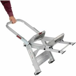 Little Giant® Safety Aluminum Step Ladder - 2 Step - 10210BA -Ladders Sales Store B753940 04
