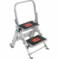 Little Giant® Safety Aluminum Step Ladder - 2 Step - 10210BA -Ladders Sales Store B753940 05