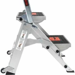 Little Giant® Safety Aluminum Step Ladder - 2 Step - 10210BA -Ladders Sales Store B753940 06