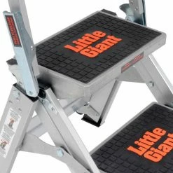 Little Giant® Safety Aluminum Step Ladder - 2 Step - 10210BA -Ladders Sales Store B753940 08