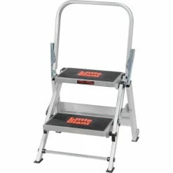 Little Giant® Safety Aluminum Step Ladder - 2 Step - 10210BA -Ladders Sales Store B753940 09