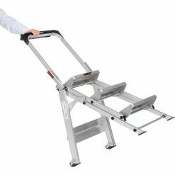 Little Giant® Safety Aluminum Step Ladder - 3 Step - 10310BA -Ladders Sales Store B753943 04