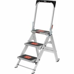 Little Giant® Safety Aluminum Step Ladder - 3 Step - 10310BA -Ladders Sales Store B753943 10