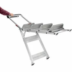 Little Giant® Safety Aluminum Step Ladder - 4 Step - 10410BA -Ladders Sales Store B753945 06