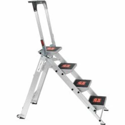 Little Giant® Safety Aluminum Step Ladder - 4 Step - 10410BA -Ladders Sales Store B753945 08