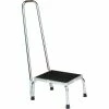 Blickman Step Stool 1251 Chrome w/Handrail -Ladders Sales Store BKM 1011251000
