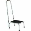 Blickman Step Stool 1260 Stainless Steel w/Handrail