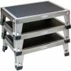 Blickman EZ Stacking Stool, Stainless Steel, 18-7/8"W x 13-7/8"D x 6-1/4"H -Ladders Sales Store BKM 1018862000