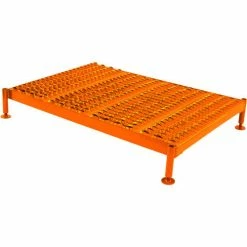 Ballymore 71 X 24 Heavy Duty Adjustable Height Steel Work Platform, Orange, 9 - 14"H - AWP9-2471-O