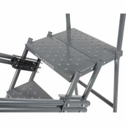 Ballymore Perforated 24"W 6 Step Steel Rolling Ladder 14"D Top Step- Lock Style A - FSH626P -Ladders Sales Store Bally Perf Detail 07 4