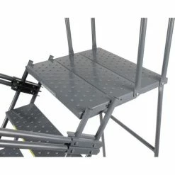 Ballymore 7-Step Steel Rolling Ladder With Perforated Tread, 32"W x 63"D -Ladders Sales Store Bally Perf Detail 10