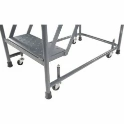 Ballymore Perforated 16"W 3 Step Steel Rolling Ladder 21"D Top Step - H31820P -Ladders Sales Store Bally Spring Detail 02 2