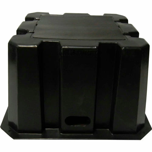 Diversified Plastics 1 Step Tall Nestable Plastic Step Stand - Black 25"W x 25"D x 14-3/4"H - NBST-1-01 3 Diversified Plastics 1 Step Tall Nestable Plastic Step Stand - Black 25"W x 25"D x 14-3/4"H - NBST-1-01