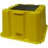 Diversified Plastics 1 Step Tall Nestable Plastic Step Stand - Yellow 25"W x 25"D x 14-3/4"H - NBST-1-14 -Ladders Sales Store DI7 NBST 1 14