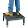 EGA Products EGA Steel 1-Step Platform, 24" x 48", 9"-14" Adjustable Height, 500 lb. Cap. - AHW-H-2448 1 EGA Products EGA Steel 1-Step Platform, 24" x 48", 9"-14" Adjustable Height, 500 lb. Cap. - AHW-H-2448 -Ladders Sales Store EGA AHW H 2460 1