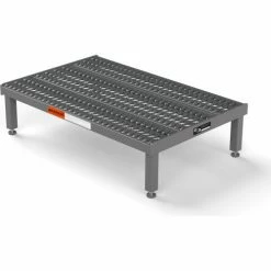 EGA Products EGA Steel 1-Step Platform, 24" x 36", 9"-14" Adjustable Height, 500 lb. Cap. - AHW-H-2436