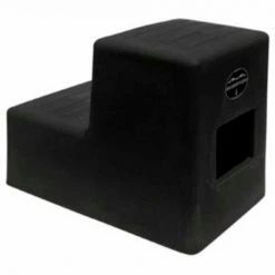 High Country Plastics 2 Step Mounting Step, Black 19"H - MS-19BK