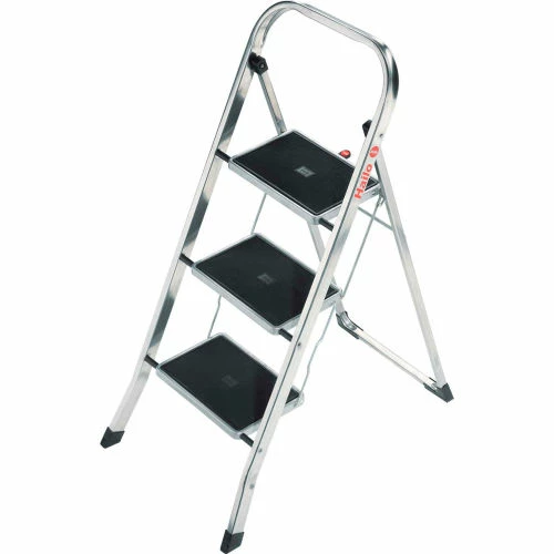 Hailo K30 3 Step Aluminum Folding Step Ladder - 4393-801 19 Hailo K30 3 Step Aluminum Folding Step Ladder - 4393-801 - Image 17