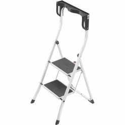 Hailo Safety Plus 2 Step Steel Folding Step Ladder - 4342-001 37 Hailo Safety Plus 2 Step Steel Folding Step Ladder - 4342-001 -Ladders Sales Store HLI 9204010003