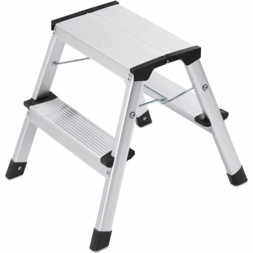 Hailo L-90 Step-Ke Step Ladder, 2 Step - 9204010011 3 Hailo L-90 Step-Ke Step Ladder, 2 Step - 9204010011