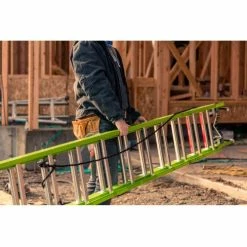 Little Giant 16' HyperLite 375 lb. Capacity Type IAA Fiberglass Extension Ladder - 17916 -Ladders Sales Store HyperLite Carry1
