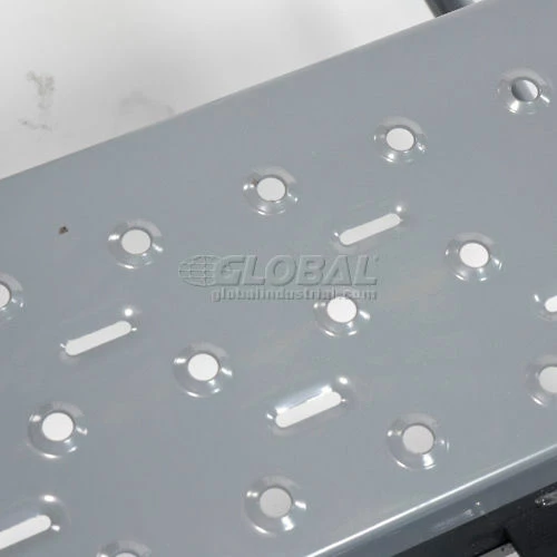 Tri-Arc 2 Step Steel 24"W Step Tilt And Roll Ladder - Perforated Tread - KDTF102246 7 Tri-Arc 2 Step Steel 24"W Step Tilt And Roll Ladder - Perforated Tread - KDTF102246 - Image 5