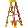 Werner 4' Fiberglass Leansafe Ladder w/ Plastic Tool Tray, 300 lb. Cap - L6204 1 Werner 4' Fiberglass Leansafe Ladder w/ Plastic Tool Tray, 300 lb. Cap - L6204 -Ladders Sales Store L6204 PI