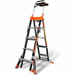 Little Giant Fiberglass SelectStep Step Ladder W/ Airdeck, 5-8' Type 1AA - 15130-920