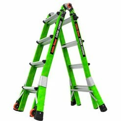 Little Giant Fiberglass Dark Horse 2.0 Multi-Use Extension Ladder, 17' Type 1A, Green -Ladders Sales Store LTT 16117 001