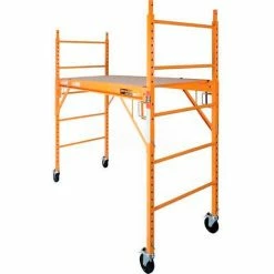 Metaltech Steel Maxi Drywall Baker Scaffold 73"L x 29"W x 74"H - I-CISC