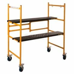 Metaltech MINI™ Folding Scaffold Step Ladder 39"L x 21-1/2"W x 46"H - I-IMCN